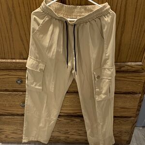 SHEIN Men's Beige Cargo Pants